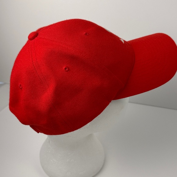 Red Cap with White 'S' Embroidery - Picture 2 of 6